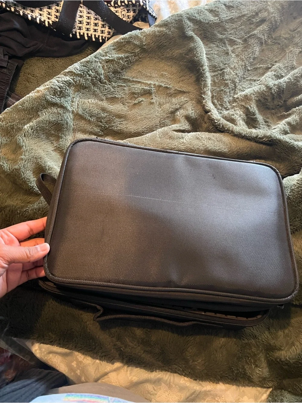 Makeup Travel Organizer Pouch - Black